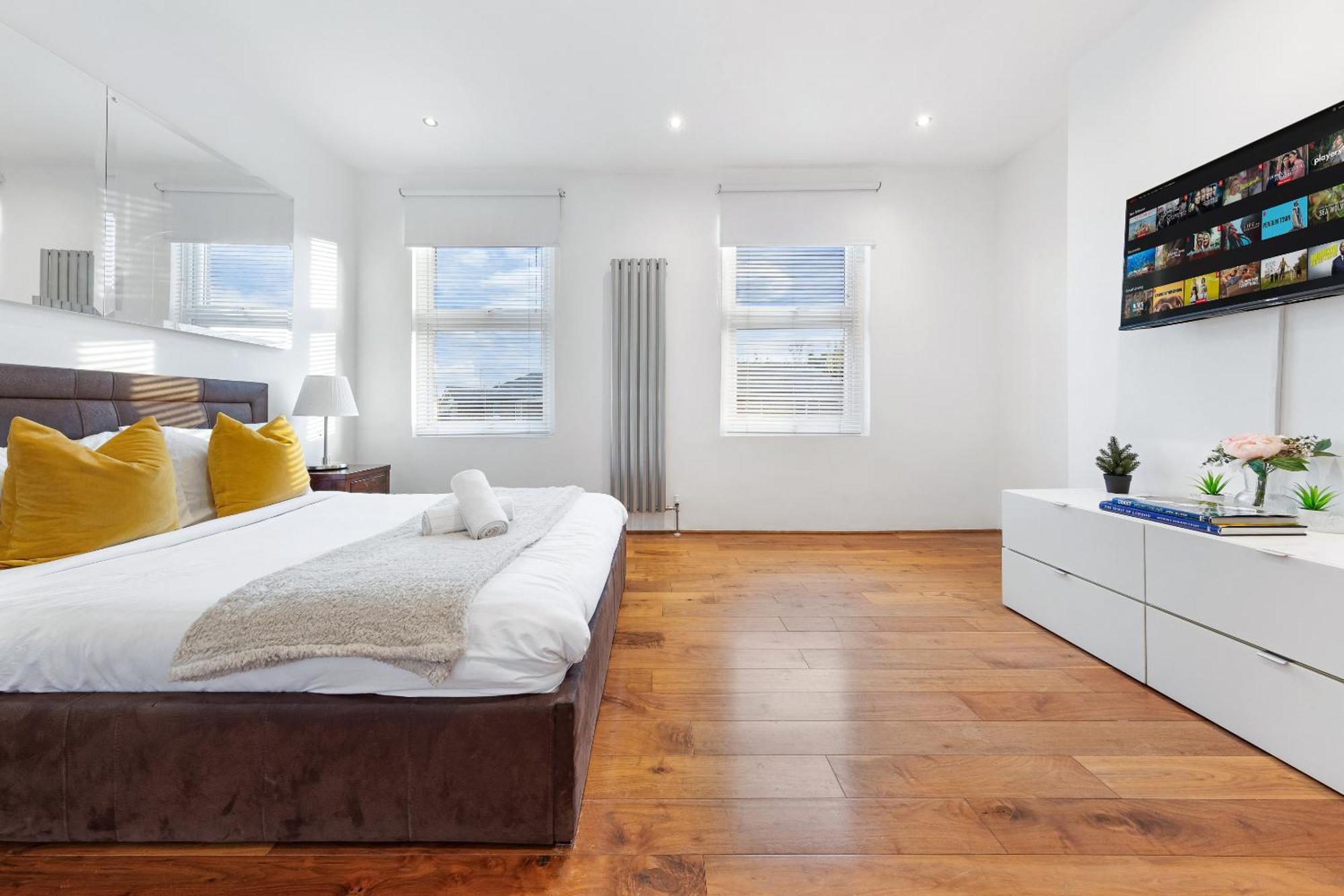 Luxury 4-Bedroom Modern Flat In Central London Steps From Station, Sleeps 9 In Style! Esterno foto